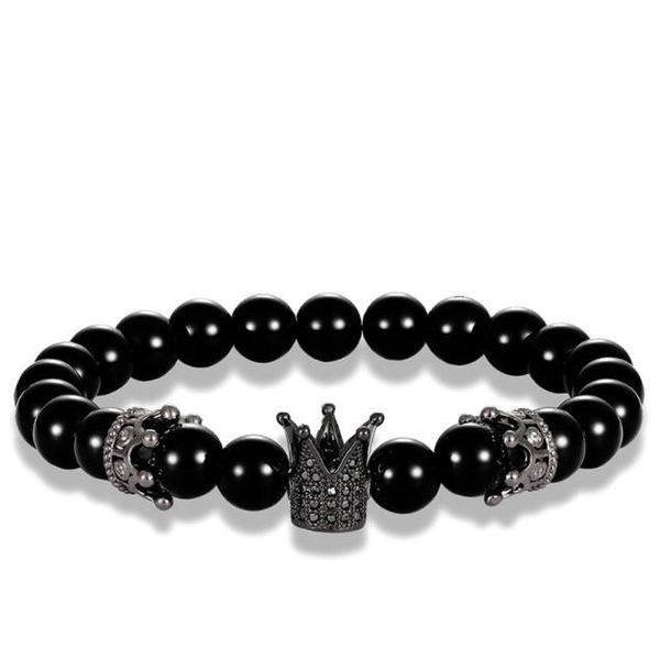 beaded, strands 8mm crown gold silver copper cz zircon cubic zirconia beads bohemian yoga bracelet agate onyx stone bangles rtg32, Black
beaded, strands 8mm crown gold silver copper cz zircon cubic zirconia beads bohemian yoga bracelet agate onyx stone bangles rtg32, Black