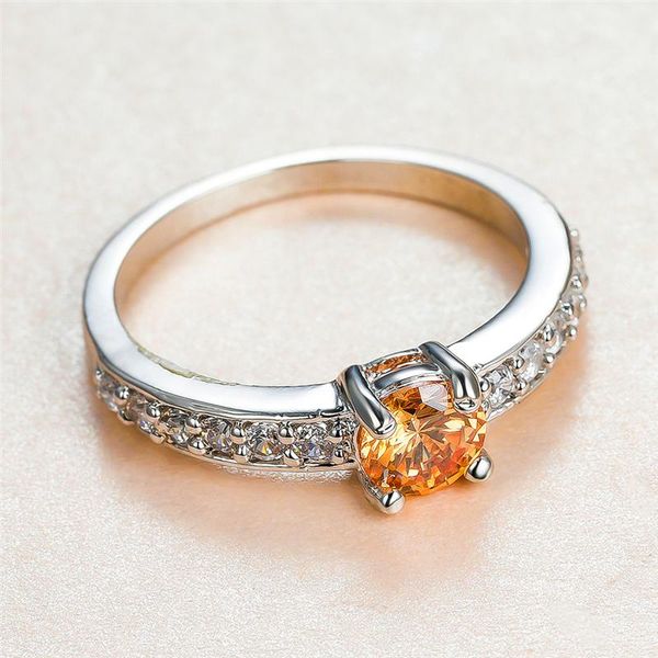 wedding rings luxury female champagne crystal stone ring charm silver color thin for women classic round zircon engagement, Slivery;golden
wedding rings luxury female champagne crystal stone ring charm silver color thin for women classic round zircon engagement, Slivery;golden