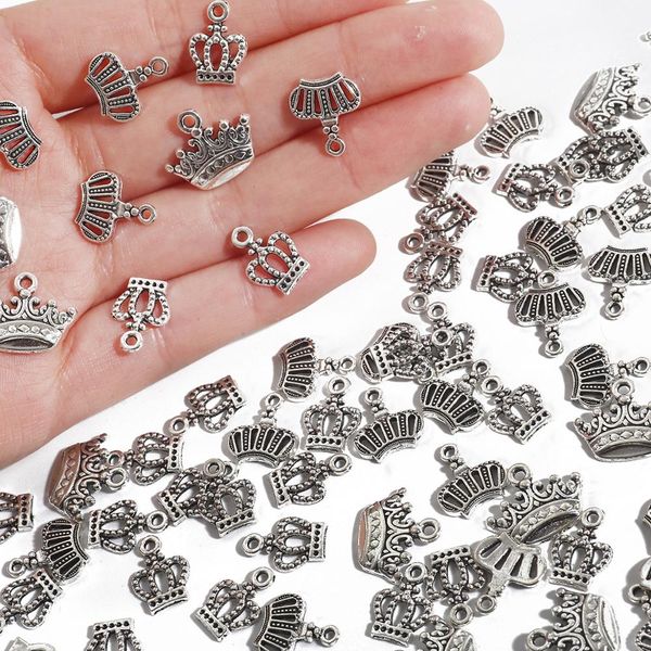 20/50pcs european style silver plated alloy bead hollow crown charms for jewelry making diy earrings bracelet necklace pendants, Bronze;silver
20/50pcs european style silver plated alloy bead hollow crown charms for jewelry making diy earrings bracelet necklace pendants, Bronze;silver
