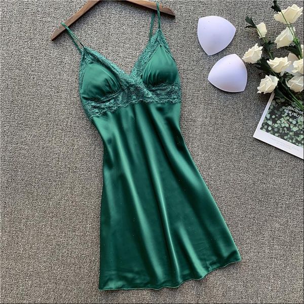 v neck backless women sleepwear spaghetti strap nightgown green rayon solid lace trim nightdress lounge home dress, Black;red
v neck backless women sleepwear spaghetti strap nightgown green rayon solid lace trim nightdress lounge home dress, Black;red