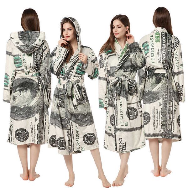 a new us dollar printed men's and women's home wear warm flannel bath personalized bathrobe
a new us dollar printed men's and women's home wear warm flannel bath personalized bathrobe