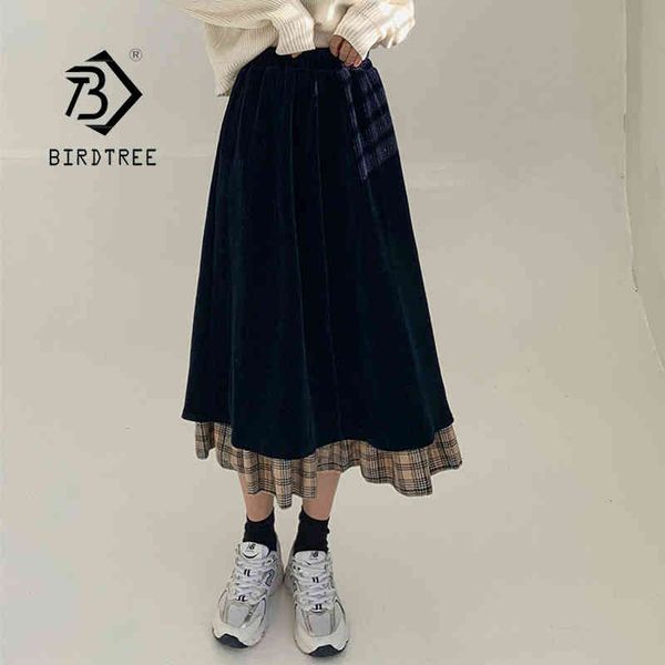 spring new women vintage corduroy patchwork plaid pleated skirt autumn a-line mid length high waist long skirts b0d804f 210430, Black
spring new women vintage corduroy patchwork plaid pleated skirt autumn a-line mid length high waist long skirts b0d804f 210430, Black
