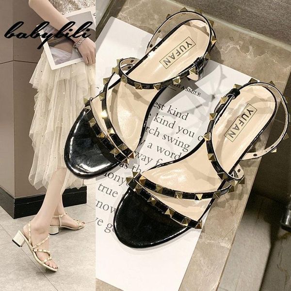 dress shoes woman sandals 2021 summer heels women studded open toe chunky high party, Black
dress shoes woman sandals 2021 summer heels women studded open toe chunky high party, Black