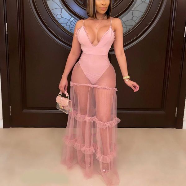 casual dresses evening womens see through pink spaghetti strap v neck mesh patchwork backless night club wear long vestido, Black;gray
casual dresses evening womens see through pink spaghetti strap v neck mesh patchwork backless night club wear long vestido, Black;gray