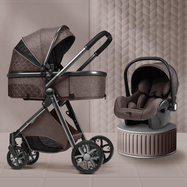 strollers# luxury baby stroller 3 in 1 high landscape cart can sit lie portable pushchair cradel infant carrier
strollers# luxury baby stroller 3 in 1 high landscape cart can sit lie portable pushchair cradel infant carrier