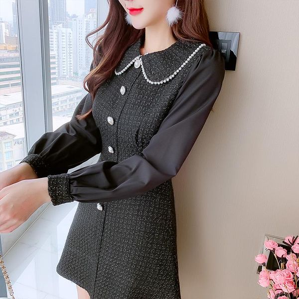 woolen women one-piece dress korean upset high waist dresses black rice white 6627 casual, Black;gray
woolen women one-piece dress korean upset high waist dresses black rice white 6627 casual, Black;gray