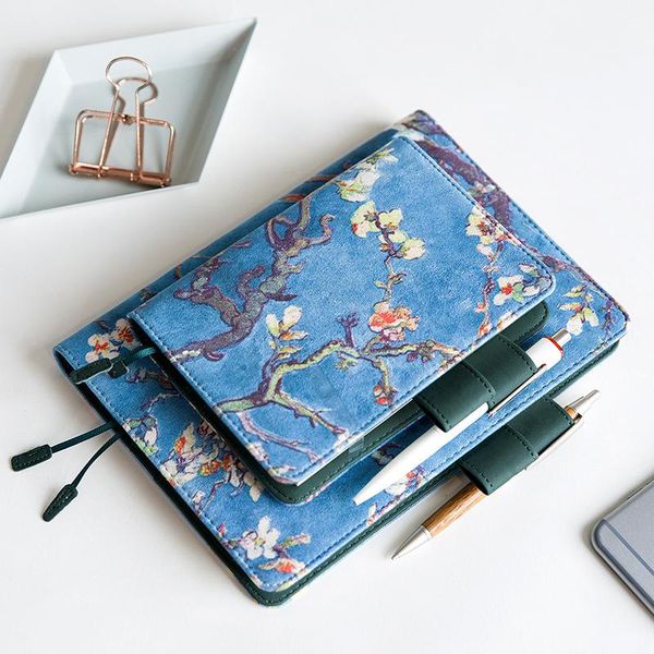 notepads a5 a6 van gogh fabric cover refillable notebook and journals planner hardcover school agenda sationery gift, Purple;pink
notepads a5 a6 van gogh fabric cover refillable notebook and journals planner hardcover school agenda sationery gift, Purple;pink