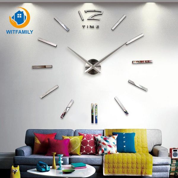 wall clocks acrylic mirror 3d real big clock rushed sticker diy living room decor fashion watches quartz needle mural
wall clocks acrylic mirror 3d real big clock rushed sticker diy living room decor fashion watches quartz needle mural