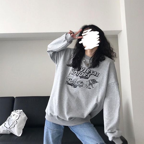 women's hoodies & sweatshirts 2021 arrival autumn women loose casual cotton letter print pullovers all-matched long sleeve o-neck p49, Black
women's hoodies & sweatshirts 2021 arrival autumn women loose casual cotton letter print pullovers all-matched long sleeve o-neck p49, Black