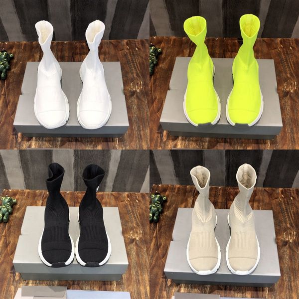 couple casual shoes luxury designer pure color slip on knitted sock boots fashion men women outdoor running speed sports trainers platform s, Black
couple casual shoes luxury designer pure color slip on knitted sock boots fashion men women outdoor running speed sports trainers platform s, Black