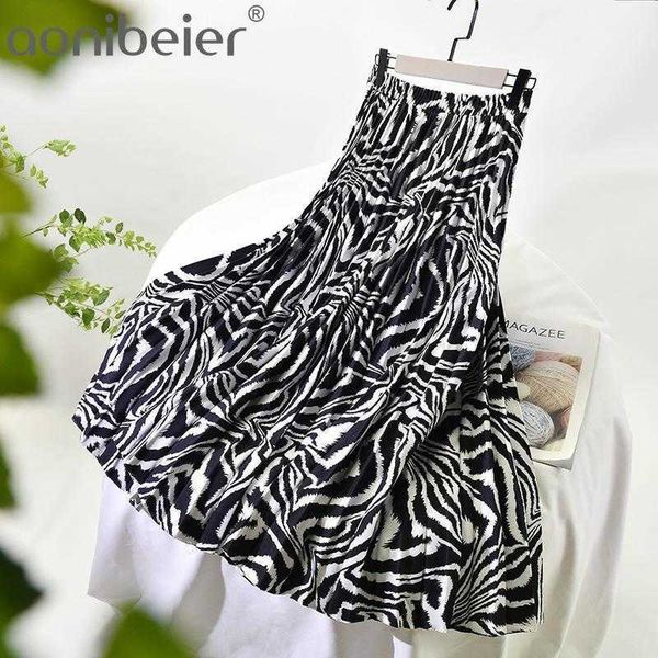 autumn winter fashion black white print women pleated skirt elastic high waist swing skirts casual ladies midi 210604
autumn winter fashion black white print women pleated skirt elastic high waist swing skirts casual ladies midi 210604