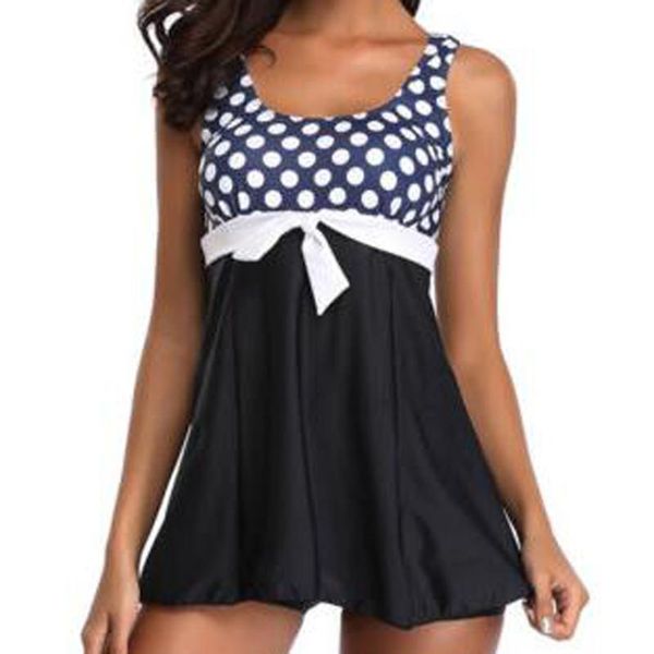women's swimwear plus size vintage bathing suit two piece swim wear with dress halter tankini swimsuits women striped push-up beachwear, White;black
women's swimwear plus size vintage bathing suit two piece swim wear with dress halter tankini swimsuits women striped push-up beachwear, White;black
