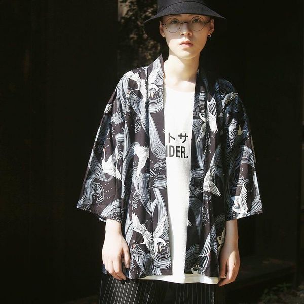 japanese style cat samurai kimono streetwear blouse men women cardigan japan harajuku anime robe clothes 2021 summer shirt men's casual, White;black
japanese style cat samurai kimono streetwear blouse men women cardigan japan harajuku anime robe clothes 2021 summer shirt men's casual, White;black