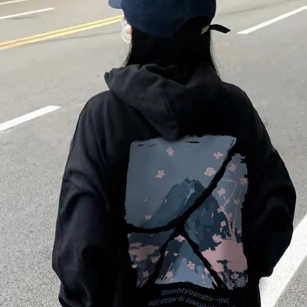 men's hoodies & sweatshirts autumn and winter printed hoodie for womenoversize loverslong sleeved weatshirt man, Black
men's hoodies & sweatshirts autumn and winter printed hoodie for womenoversize loverslong sleeved weatshirt man, Black