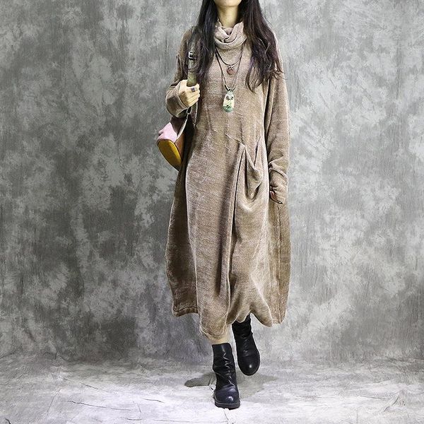 casual dresses women spring solid color loose dress retro plus size bottoming female vintage patchwork, Black;gray
casual dresses women spring solid color loose dress retro plus size bottoming female vintage patchwork, Black;gray