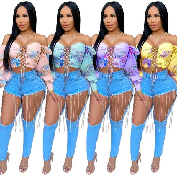 women's t-shirt vintage floral print coat women lace up off shoulder long sleeve shirts streetwear classic crop blusa feminina, White
women's t-shirt vintage floral print coat women lace up off shoulder long sleeve shirts streetwear classic crop blusa feminina, White
