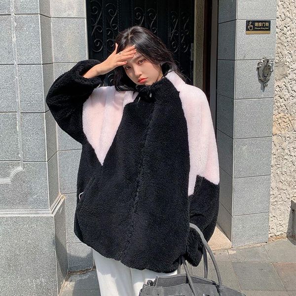 women's fur & faux women 2021 autumn winter real wool coat jacket female genuine sheep shearling clothes ladies fashion warm overcoats, Black
women's fur & faux women 2021 autumn winter real wool coat jacket female genuine sheep shearling clothes ladies fashion warm overcoats, Black