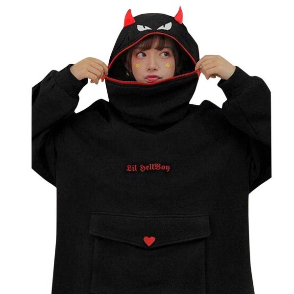 fashion cute cartoon hoodie for women casual women's loose pullover hooded sweatshirt with large pocket ropa de mujer 2021 hoodies & sw, Black
fashion cute cartoon hoodie for women casual women's loose pullover hooded sweatshirt with large pocket ropa de mujer 2021 hoodies & sw, Black