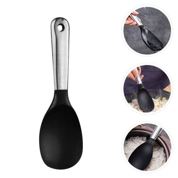 spoons 1pc rice paddle serving spoon silicone spatula long handle
spoons 1pc rice paddle serving spoon silicone spatula long handle