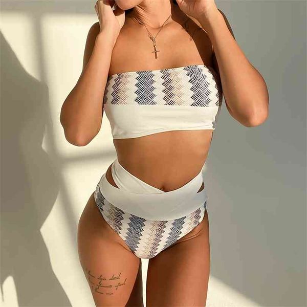 bandeau high waist bikinis women swimsuit swimwear female cross brazilian bikini set biquini bathing suit beachwear 210728, White;black
bandeau high waist bikinis women swimsuit swimwear female cross brazilian bikini set biquini bathing suit beachwear 210728, White;black