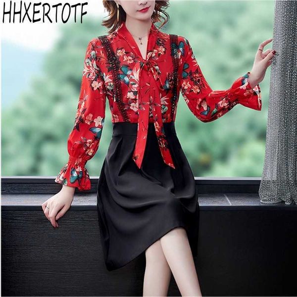 spring summer women long-sleeve casual dress print stitching fake two-piece plus size 210531, Black;gray
spring summer women long-sleeve casual dress print stitching fake two-piece plus size 210531, Black;gray