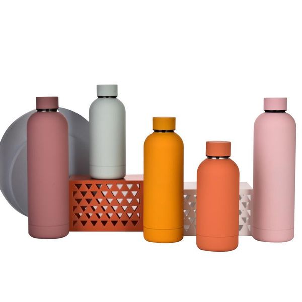 water bottles 500ml stainless steel outdoor frosted bottle portable sports cup rubber paint warmer tumblers for travel gym
water bottles 500ml stainless steel outdoor frosted bottle portable sports cup rubber paint warmer tumblers for travel gym