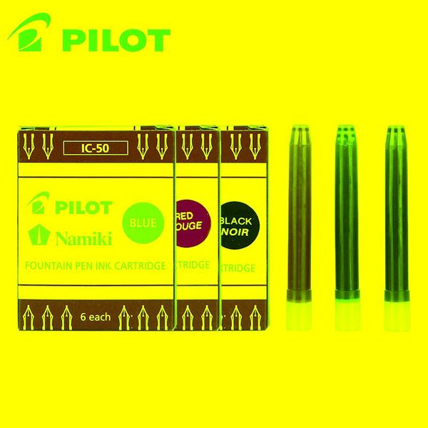 refills 6pc/pack japan pilot ic-50 ic50 ic 50 ink sac cartridges for fp-50r/78g pen black blue red 3 colors, Black;red
refills 6pc/pack japan pilot ic-50 ic50 ic 50 ink sac cartridges for fp-50r/78g pen black blue red 3 colors, Black;red