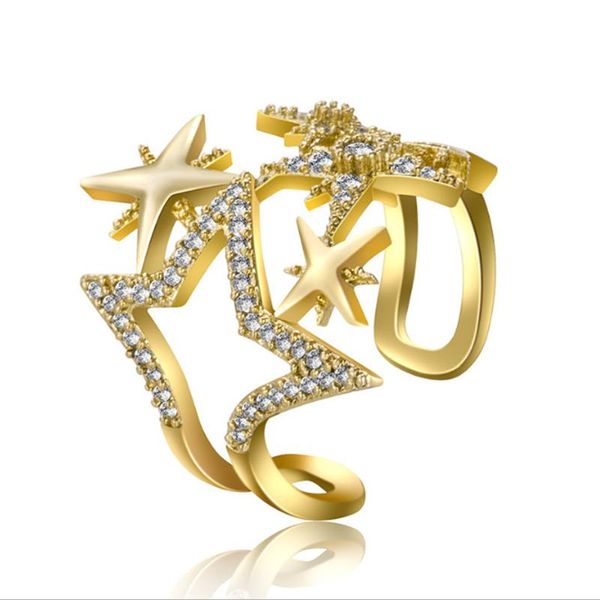 wedding rings valued gold star adjustable for women rose crystal fashion design rhinestone jewelry anillos muj, Slivery;golden
wedding rings valued gold star adjustable for women rose crystal fashion design rhinestone jewelry anillos muj, Slivery;golden
