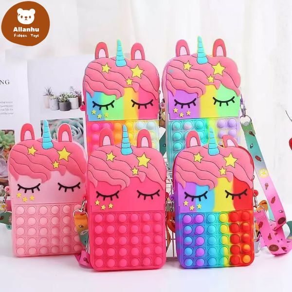 rainbow push poppers bubbles bag children's christmas princess wallet silicone messenger girls decompression lovely cartoon handbag 591
rainbow push poppers bubbles bag children's christmas princess wallet silicone messenger girls decompression lovely cartoon handbag 591