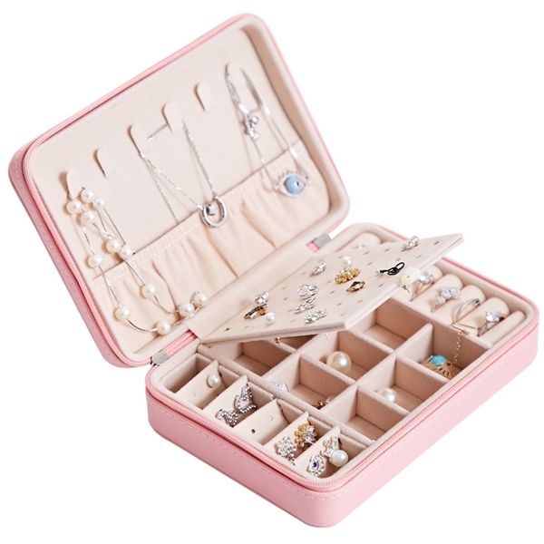 jewelry box portable casket stud chain earing ring organizer makeup storage beauty container necklace birthday gift 211105, Black
jewelry box portable casket stud chain earing ring organizer makeup storage beauty container necklace birthday gift 211105, Black