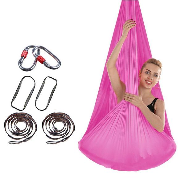equipment with chains carabiners training yoga hammock kit multifunctional aerial belts anti gravity flying elastic swing sports resistance 
equipment with chains carabiners training yoga hammock kit multifunctional aerial belts anti gravity flying elastic swing sports resistance