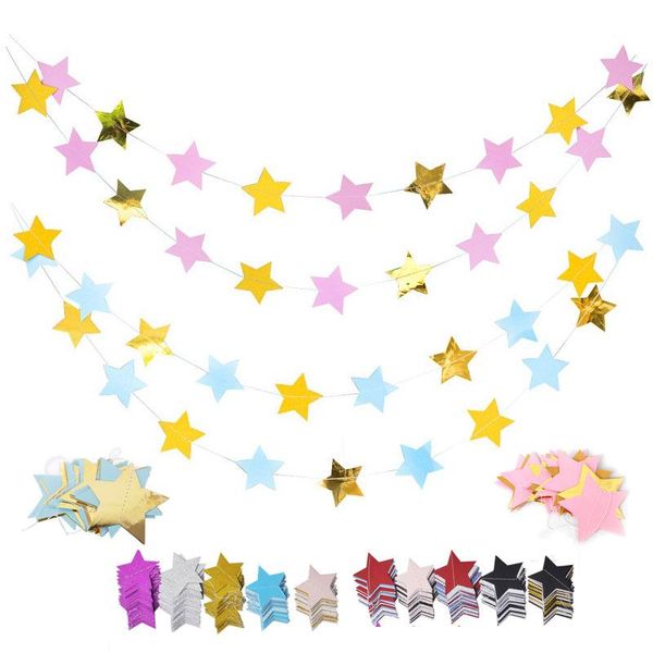 party decoration 2m pink gold shining star paper garland banner birthday wedding supplies kids room decor kindergarton bunting
party decoration 2m pink gold shining star paper garland banner birthday wedding supplies kids room decor kindergarton bunting