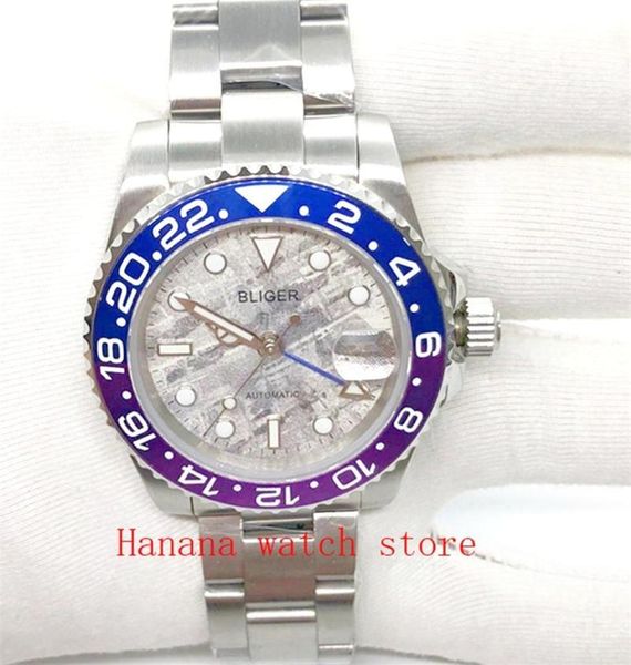 wristwatches 40mm automatic mechanical watch men luxury sapphire crystal ceramic bezel gmt luminous waterproof wristwatch, Slivery;brown
wristwatches 40mm automatic mechanical watch men luxury sapphire crystal ceramic bezel gmt luminous waterproof wristwatch, Slivery;brown