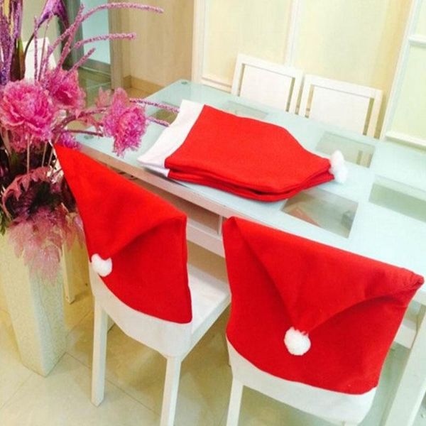 chair covers 1pc christmas santa claus cotton cover non-woven table red hat back xman home decorations 60cmx50cm
chair covers 1pc christmas santa claus cotton cover non-woven table red hat back xman home decorations 60cmx50cm