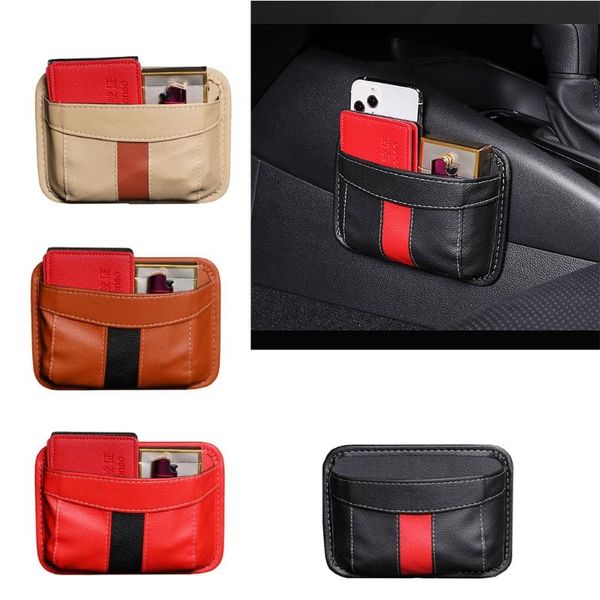 car organizer multi-function storage leather bag assorted color universal seat side back paste type box
car organizer multi-function storage leather bag assorted color universal seat side back paste type box