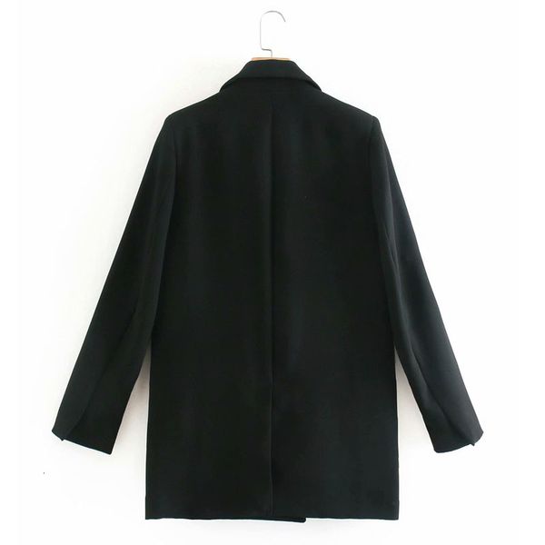jackets women's office lapel long sleeve chic jacket korean simple beige female coat western style, Black;brown 
jackets women's office lapel long sleeve chic jacket korean simple beige female coat western style, Black;brown