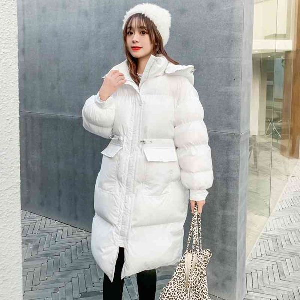 2021 winter new candy color loose casual waist hooded bread down cotton padded clothes women's middle and long, Black
2021 winter new candy color loose casual waist hooded bread down cotton padded clothes women's middle and long, Black