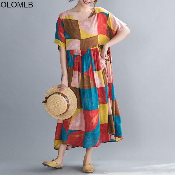 casual dresses plus size 4xl 5xl 6xl boho dress vintage plaid printed 2021 arrival summer women maxi long holiday robe femme, Black;gray
casual dresses plus size 4xl 5xl 6xl boho dress vintage plaid printed 2021 arrival summer women maxi long holiday robe femme, Black;gray