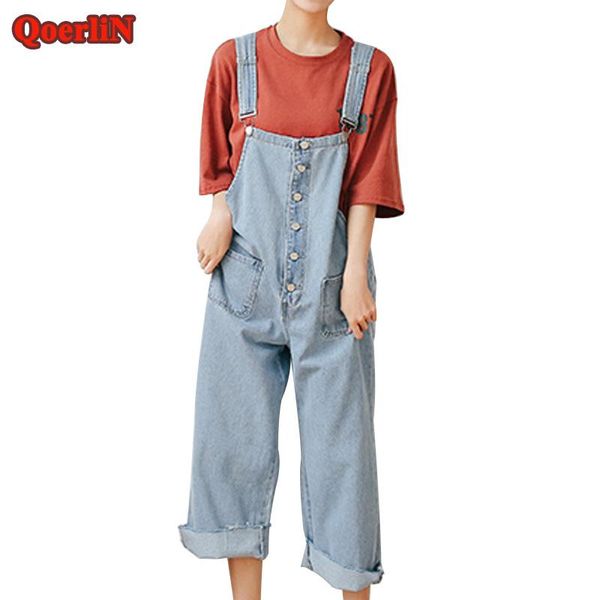 women's jumpsuits & rompers qoerlin strap pocket denim romper womens 2021 spring summer ripped blue wide leg female plus size, Black;white
women's jumpsuits & rompers qoerlin strap pocket denim romper womens 2021 spring summer ripped blue wide leg female plus size, Black;white