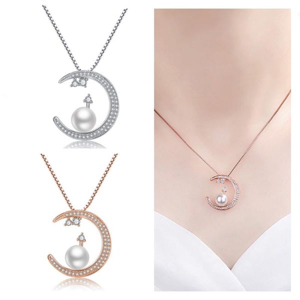 pendant necklaces luxury zircon moon star necklace female choker accessories lady cute pearl silver plated women birthday gift
pendant necklaces luxury zircon moon star necklace female choker accessories lady cute pearl silver plated women birthday gift