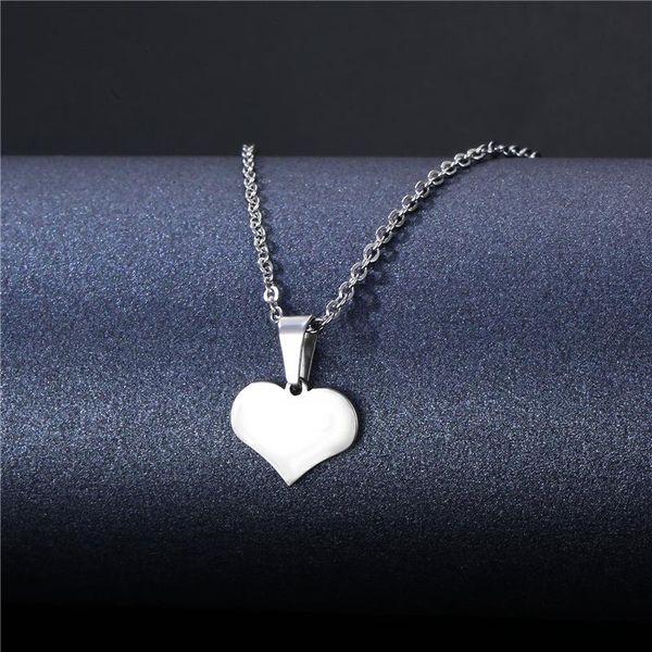 pendant necklaces fashion simple design stainless steel love necklace women clavicle silver color peach heart jewelry
pendant necklaces fashion simple design stainless steel love necklace women clavicle silver color peach heart jewelry