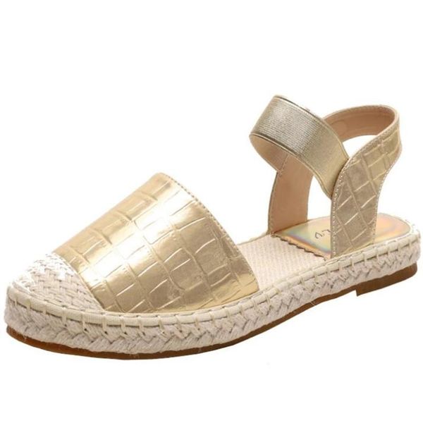 sandals women's summer fisherman shoes vintage female straw flats soft bottom golden sandalias mujer large size 42, Black
sandals women's summer fisherman shoes vintage female straw flats soft bottom golden sandalias mujer large size 42, Black