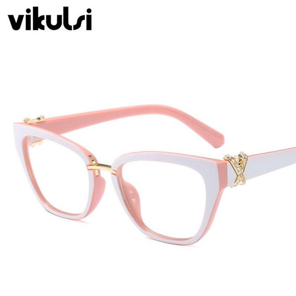 fashion sunglasses frames cat eye clear glasses women brand designer crystal eyewear blu-ray computer uv400, Black
fashion sunglasses frames cat eye clear glasses women brand designer crystal eyewear blu-ray computer uv400, Black
