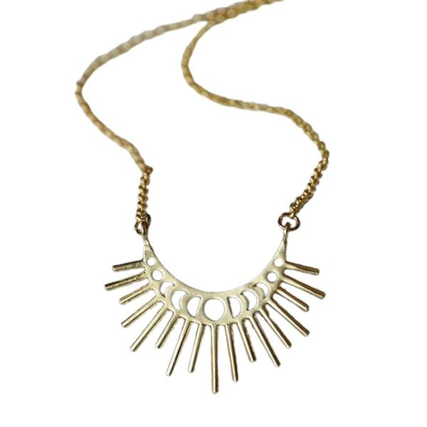 pendant necklaces women bohemina sun moon necklace girl fashion party jewelry statement unique gold for female, Silver
pendant necklaces women bohemina sun moon necklace girl fashion party jewelry statement unique gold for female, Silver