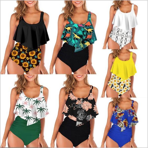 swimwear women high waist bikini falbala swimsuit printed bathing suits tankini summer biquini beachwear maillot de bain femme b5391, White;black
swimwear women high waist bikini falbala swimsuit printed bathing suits tankini summer biquini beachwear maillot de bain femme b5391, White;black