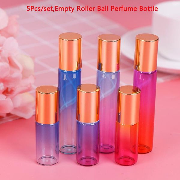 storage bottles & jars hnkmp 5pcs gradient color thick glass roll on essential oil empty parfum roller ball travel use necessaries 5ml/10ml
storage bottles & jars hnkmp 5pcs gradient color thick glass roll on essential oil empty parfum roller ball travel use necessaries 5ml/10ml