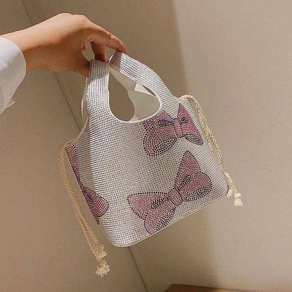 evening bags bright diamond tote bag bow bucket 2021 summer high-quality pu leather women's designer handbag
evening bags bright diamond tote bag bow bucket 2021 summer high-quality pu leather women's designer handbag