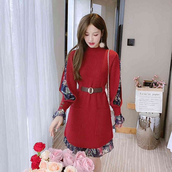 casual dresses autumn french vintage sweet women stand collar long sleeve chiffon sweater patchwork knitted mini vestidos with bel ylv0, Black;gray
casual dresses autumn french vintage sweet women stand collar long sleeve chiffon sweater patchwork knitted mini vestidos with bel ylv0, Black;gray