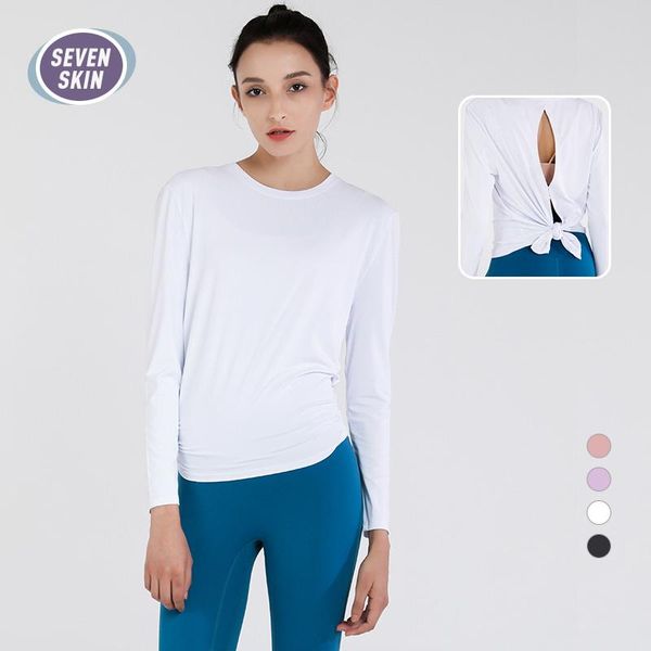 loose yoga women fitness sport shirt female backless gym crop with long sleeve workout running t-shirts outfits, White;red
loose yoga women fitness sport shirt female backless gym crop with long sleeve workout running t-shirts outfits, White;red