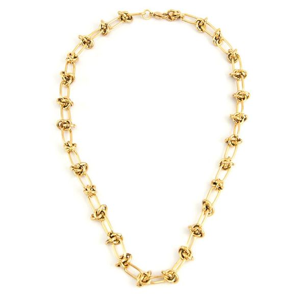 chokers stainless steel hand knot chain heavy thick necklace for women men gold color metal punk collar choker, Golden;silver
chokers stainless steel hand knot chain heavy thick necklace for women men gold color metal punk collar choker, Golden;silver